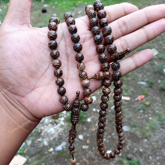 Tasbih kayu liwung macan original tasbih kayu liwung merah asli