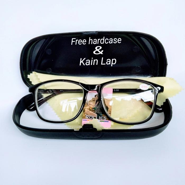 Kacamata minus frameless kotak