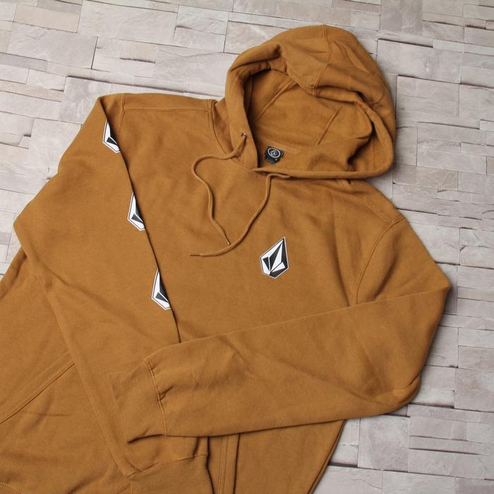 Sweater Volcom original dark brown original 100%