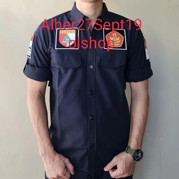 Kemeja tactical Banser baju tactical Banser seragam tactical Banser