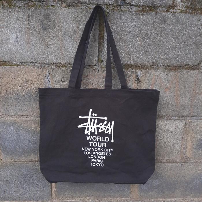 TAS JINJING STUSSY WORLD TOUR TOTE BAG ORIGINAL