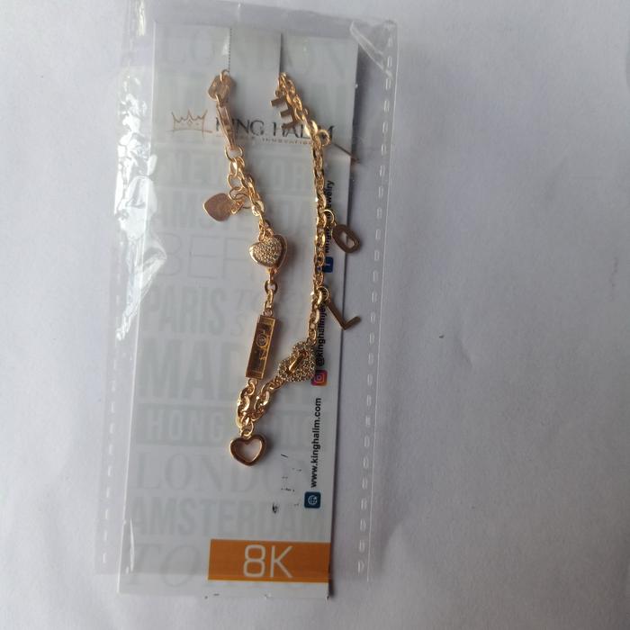 gelang emas KING HALIM JEWELRY 8K 3.47GR