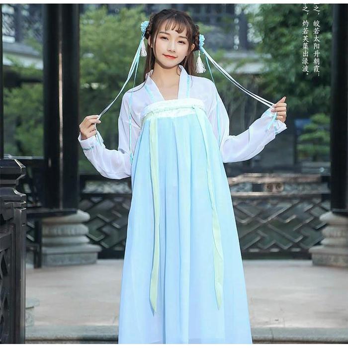 Hanfu Unisex Baju Tradisional China Han Yukata Kimono