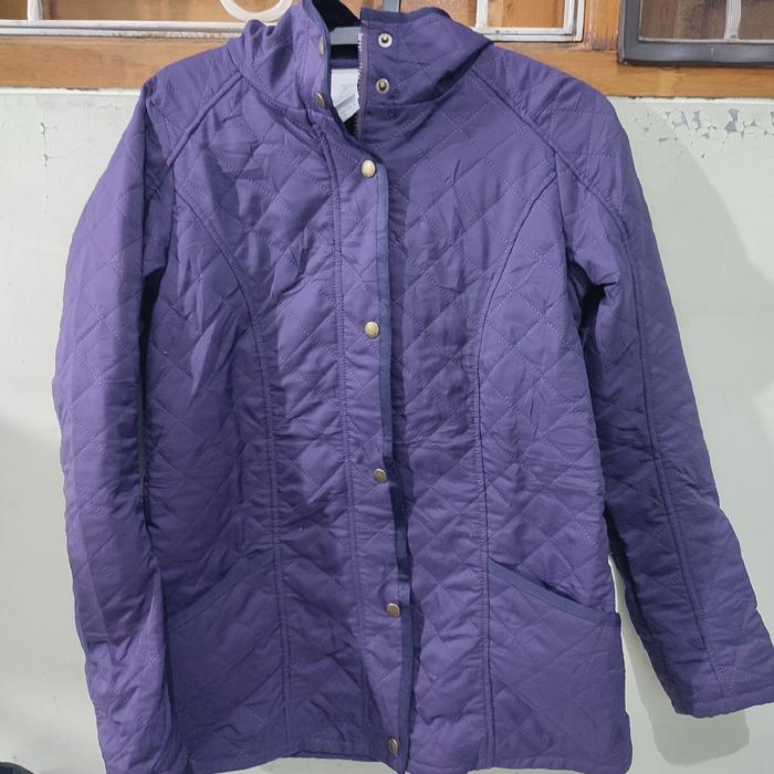 hoodie descente jaket ungu