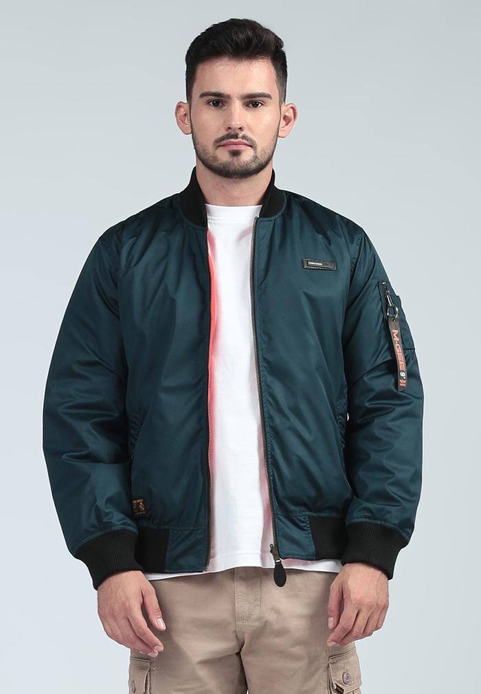 Jaket Bomber Bolak Balik Original MGEE 3451C Outdoor Battle 003 Navy
