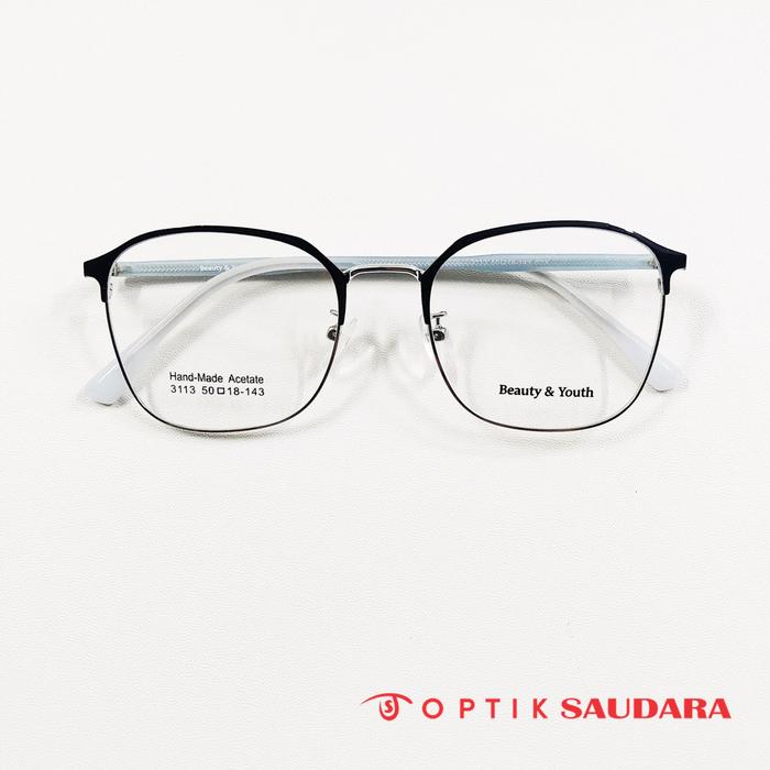 Optik Saudara - Frame Beauty & Youth - Kacamata Retro Kekinian F 3113 C2A 50