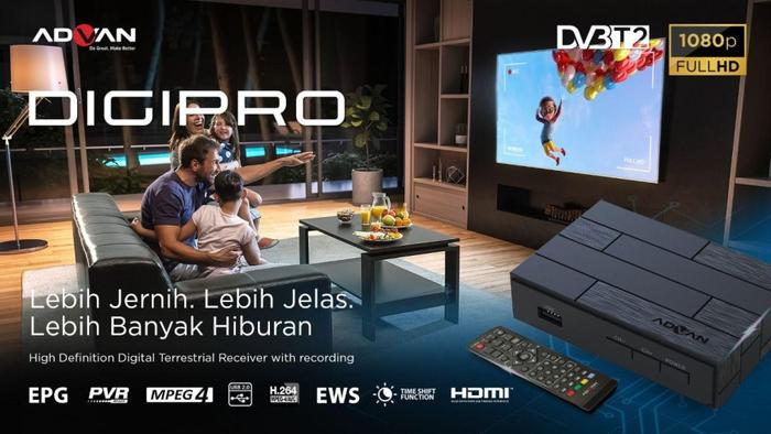 Advan Digipro SET TOP BOX DV3T2 - Original