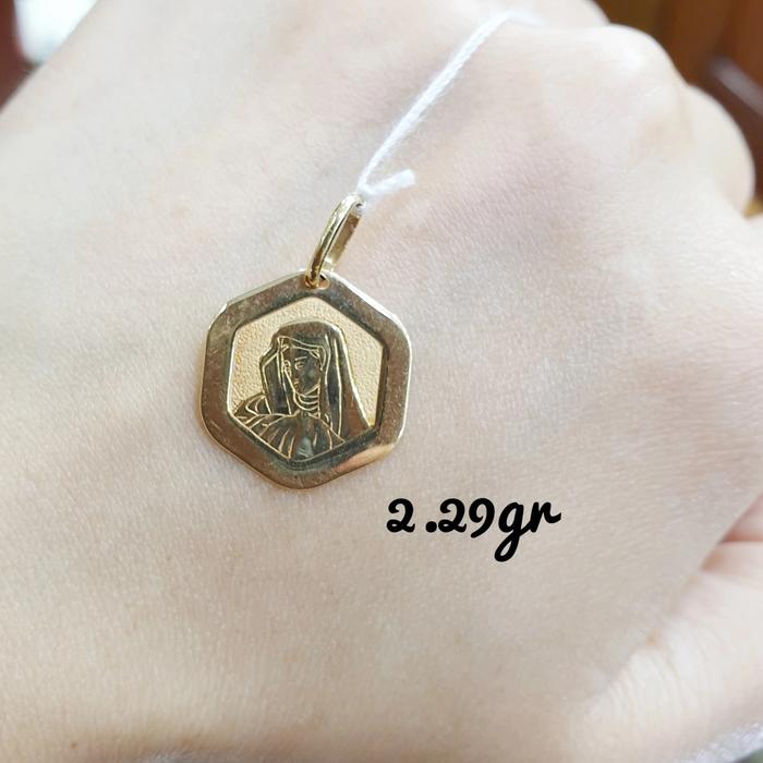 LIONTIN EMAS BUNDA MARIA CHARM ORI ITALY LIMITED EDITION