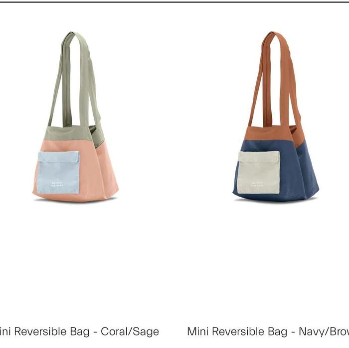 beyond the vines mini reversible bag