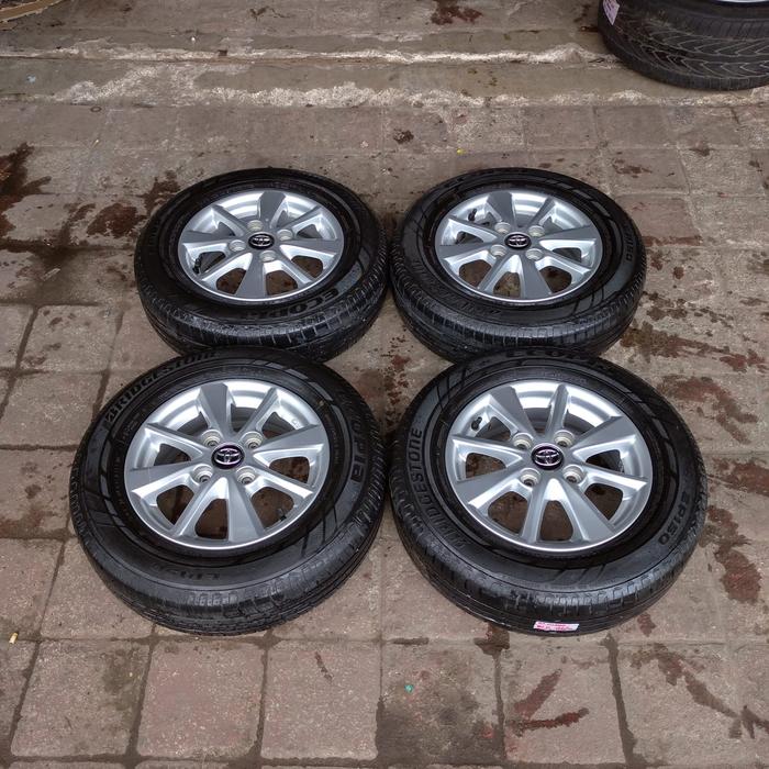 VELG SEKEN BEKAS MOBIL AVANZA RING 14 + BAN SEKEN 185 70 R14