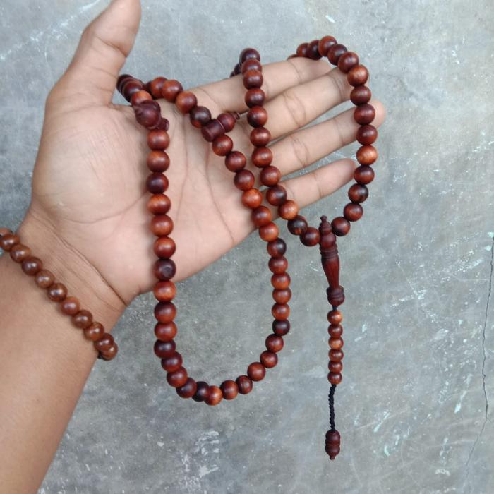 Tasbih stigi 10mm | tasbih jumbo besar | tasbih kayu stigi asli | tasb