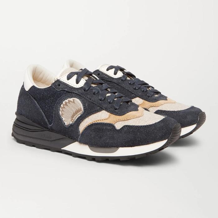 Visvim Roland Jogger Grey Suede Canvas Original