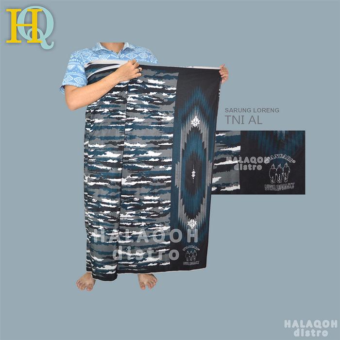 SARUNG LORENG PRIA DEWASA | SARUNG MOTIF TNI AL | SARUNG LORENG