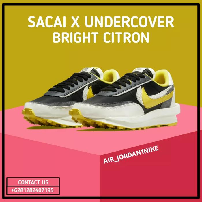 Nike Sacai Undercover LD Waffle Bright Citron 100% Authentic