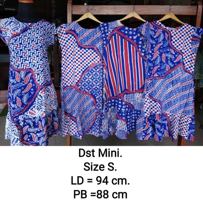 Daster Batik Wanita Cap Asli Solo Ukuran S Rayon Super Warna Cantik