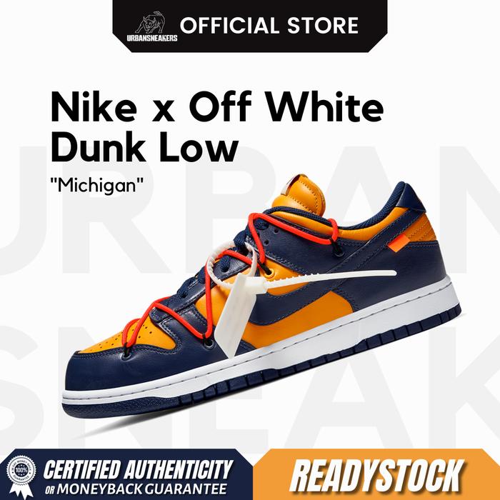 Nike Off White Dunk Low Michigan | CT0856 700