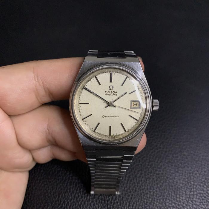 Jam tangan vintage automatic omega seamaster cal 1012 1970an