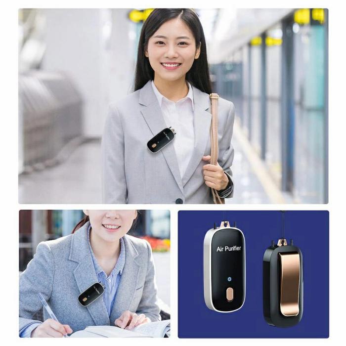 kalung air purifier klip K7 necklace dan clip air pirifier 2 in 1