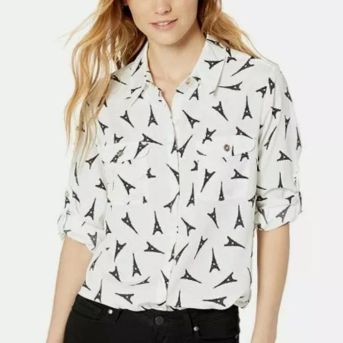 483.. KARL LAGERFELD Kemeja Wanita Authentic - Size S