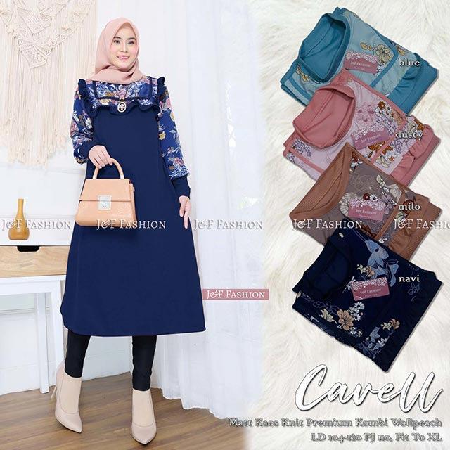 Cavell tunik atasan wanita modis kekinian trendy bestseller new 8/2