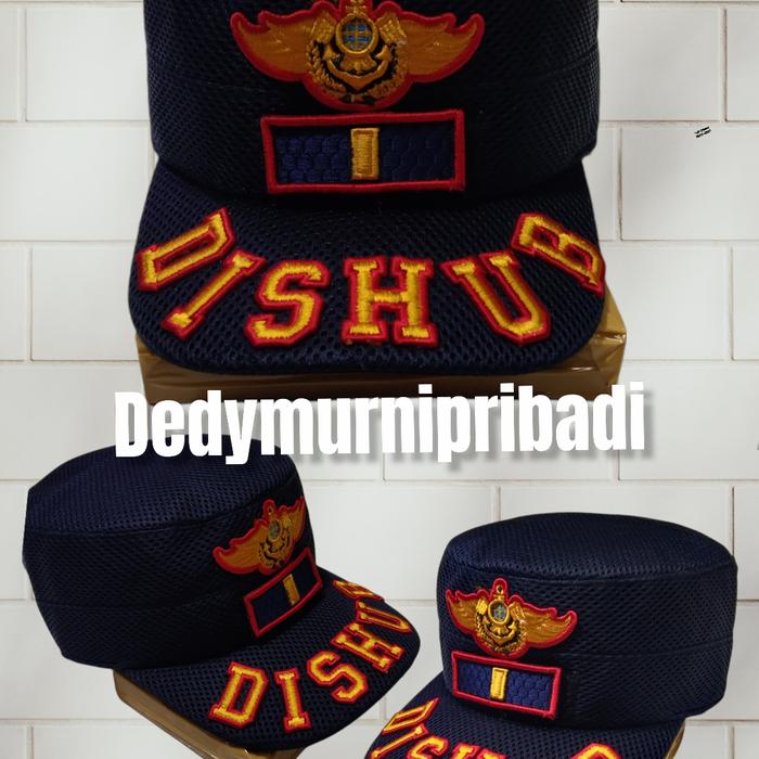 topi komando dishub 3a bahan jaring exclucive