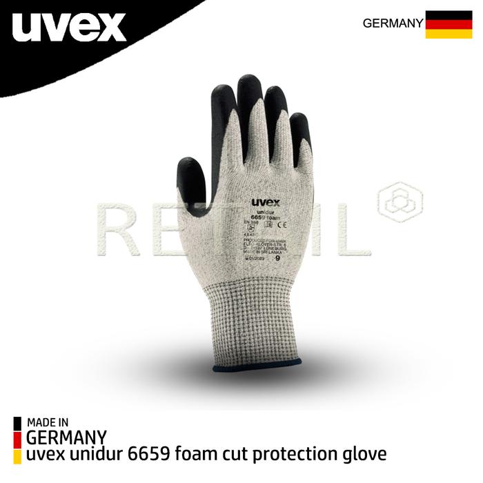 uvex unidur 6659 foam cut protection glove 60938