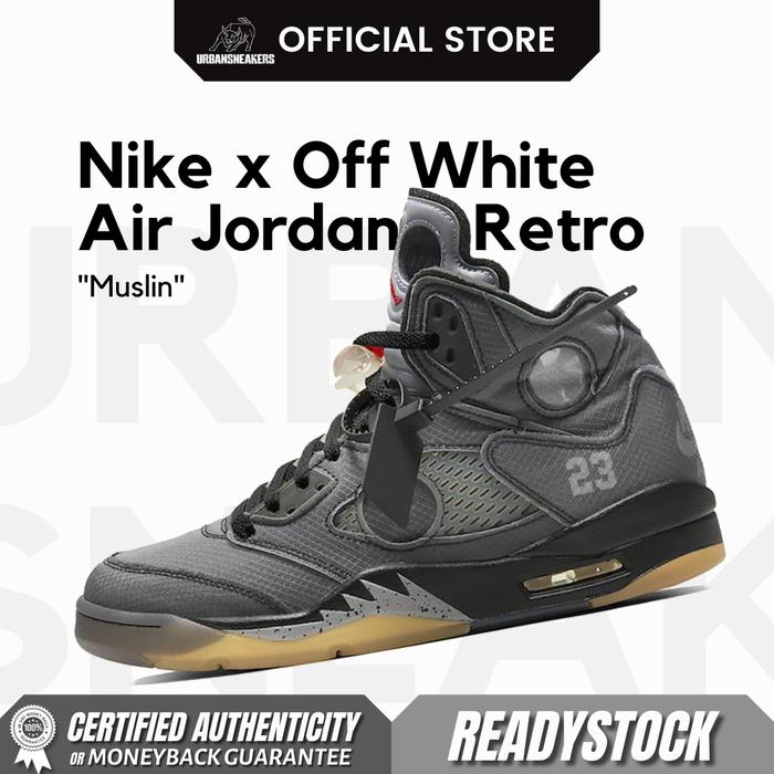 Nike Off White Air Jordan 5 Retro SP Muslin Original | CT8480 001