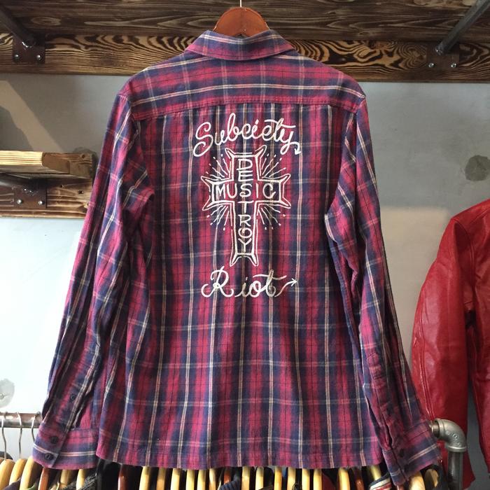 Subciety Button Down Plaid L/S Shirt