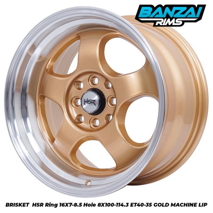 velg mobil ring 16 BRISKET HSR R16 velg racing KARIMUN RIO FIESTA