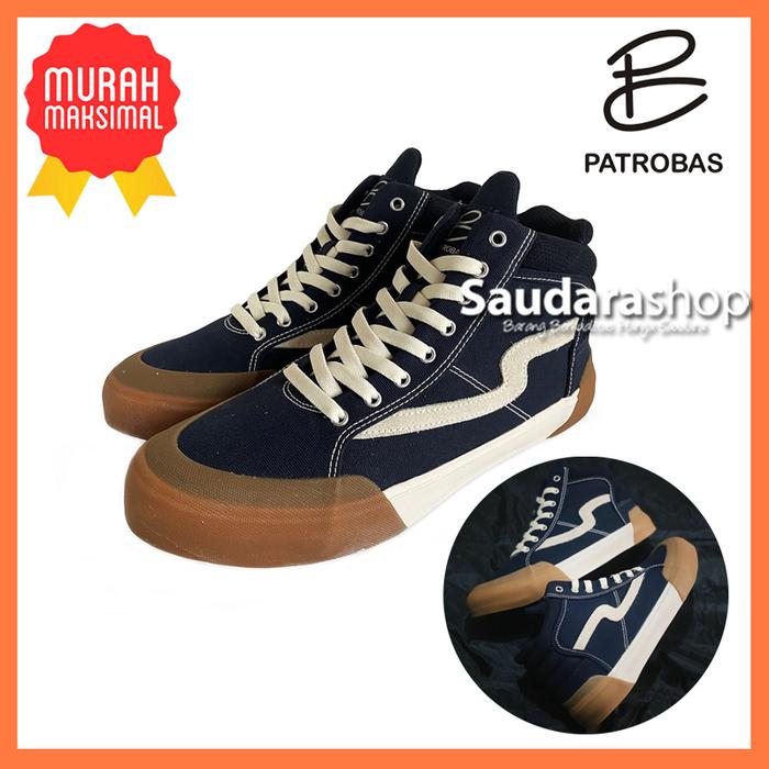 Sepatu Patrobas Cloud Navy High / Patrobas Cloud Navy HC / Patrobas