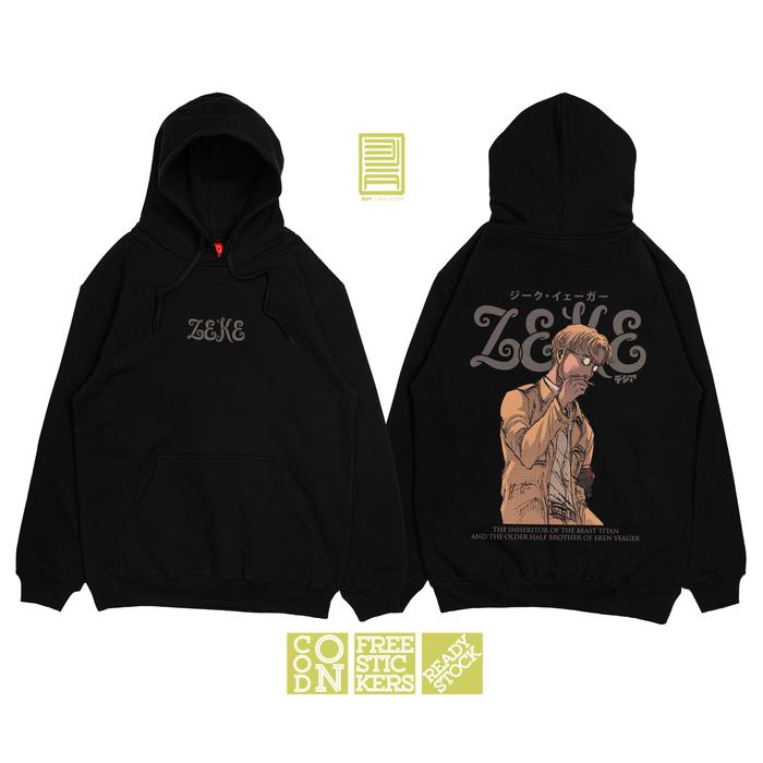 HOODIE ZEKE YEAGER MARLEY ELDIAN YEAGERIST ATTACK ON TITAN ANIME DJA