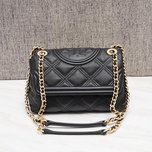Tory Burch Soft Fleming Black Small Preloved