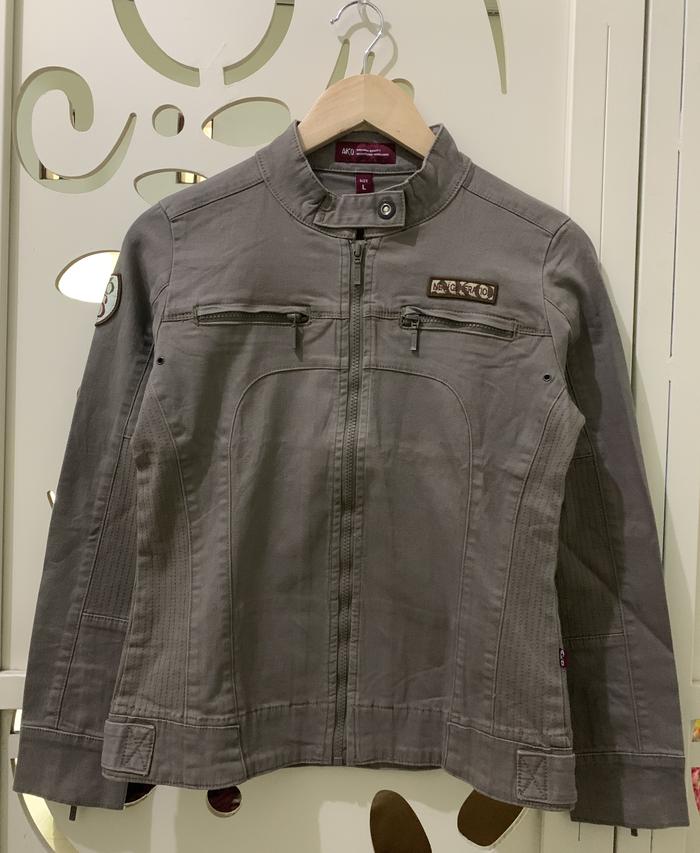 Ako Jeans Biker Light Olive Jacket