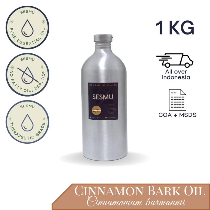 1 KG / 1 L / 1000 ML CINNAMON BARK (KAYU MANIS) 100% PURE ESSENTIAL OI