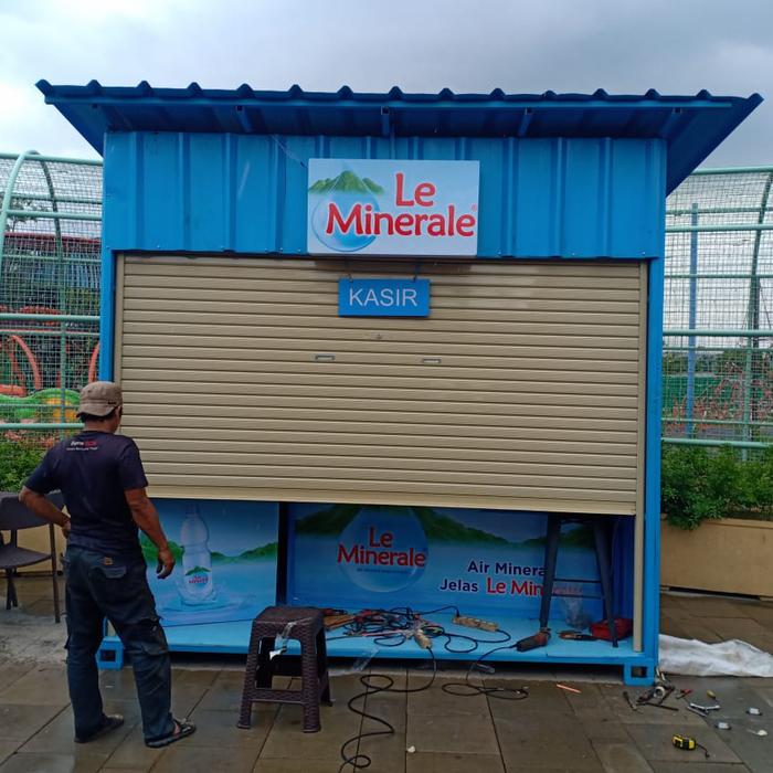Rolling Door Booth Pintu Booth