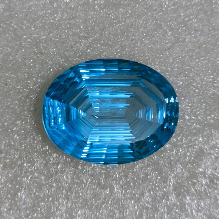 Natural Blue Topaz 54.40Ct Big Clean, Very Beautiful Gemstone Memo GRI