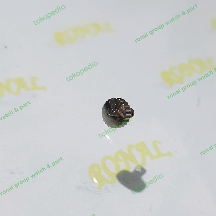 KNOP | CROWN JAM MIDO SILVER KAKI HITAM CRONOMETER OCEANSTAR GRADE A