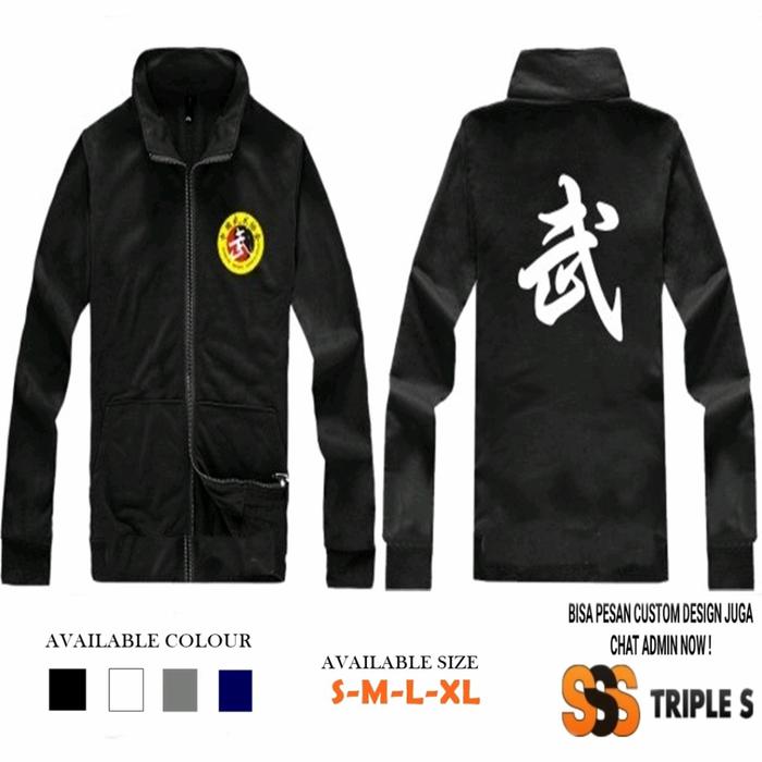 JAKET RESLETING BELADIRI WUSHU HOODIE JUMPER COTTON FLEECE PREMIUM