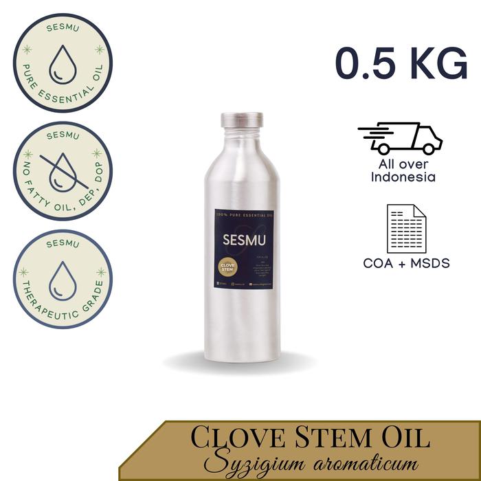 500 GR / 500 ML CLOVE STEM (GAGANG CENGKEH) 100% PURE ESSENTIAL OIL