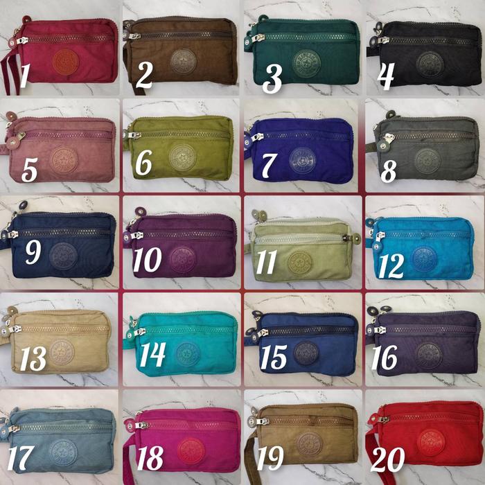 (READY STOK / BISA COD) Dompet Koin Kipling 3 Ruang / Pouch Koin Wanit