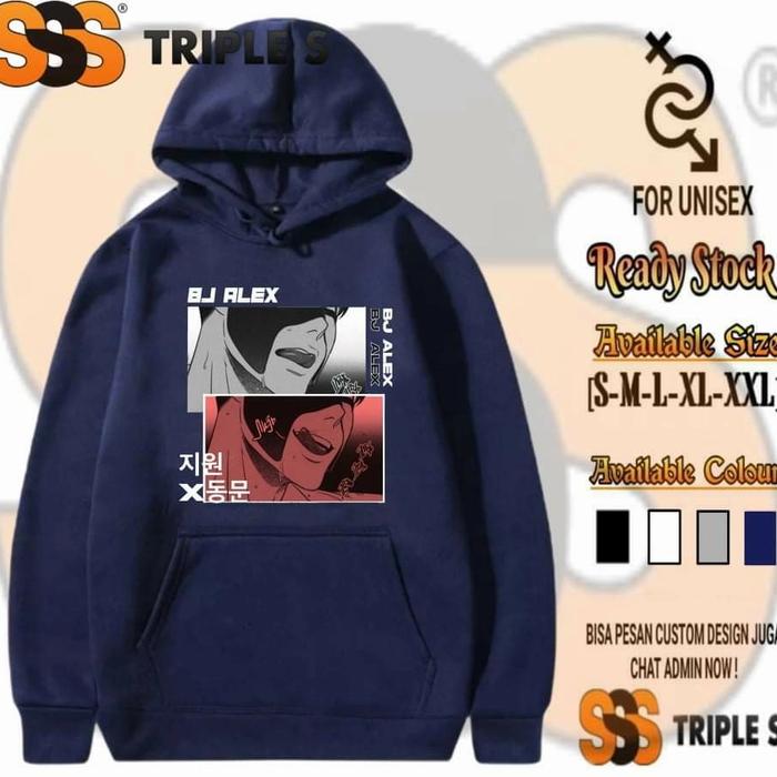 HOODIE JUMPER KOREAN MANHWA BJ ALEX HOODIE MANGA KOREA KEREN