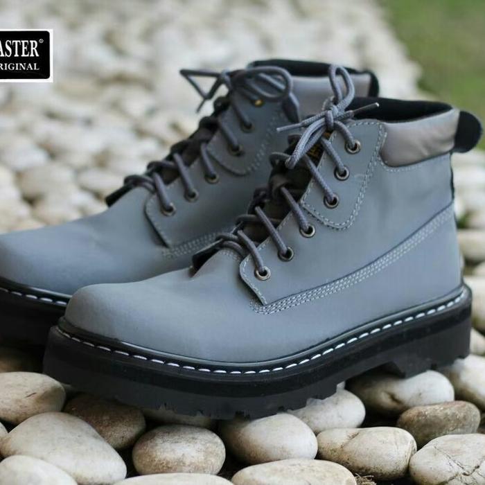 SEPATU BOOTS PRIA BLACKMASTER BLACKSTONE ABU ORIGINAL KULIT SAPI