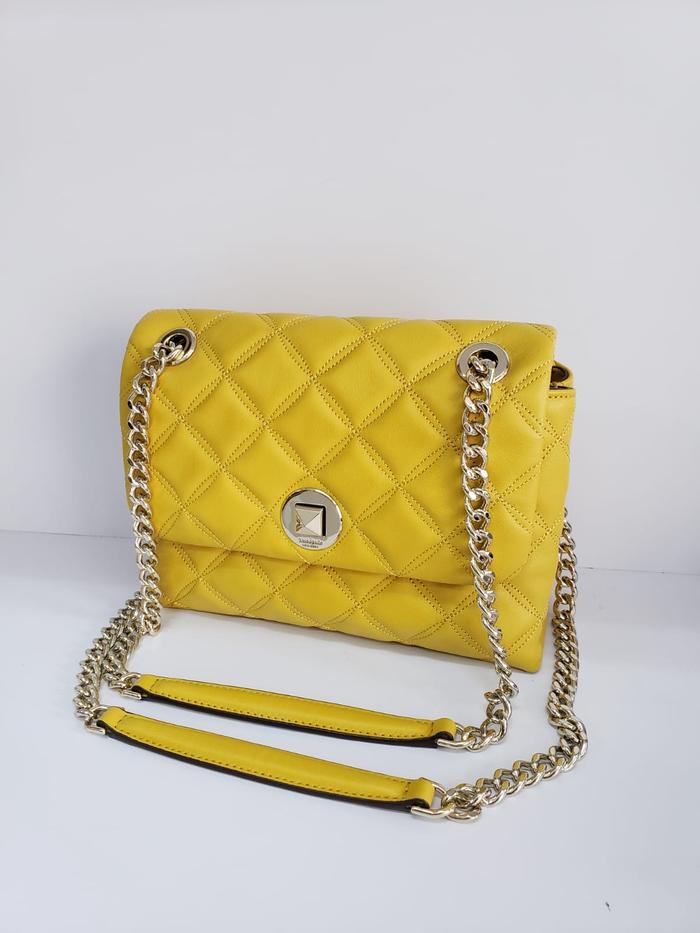 Kate Spade Natalia Small Flap Crossbody Golden Yarrow 20x15x7cm