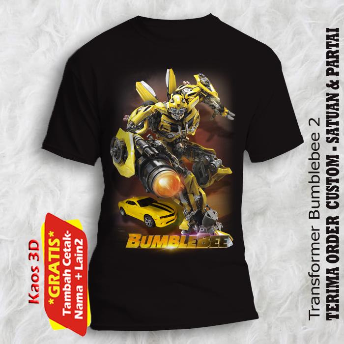 Kaos Transformers Jet Scream 2 Lengan Pendek Ukuran Anak dan Dewasa