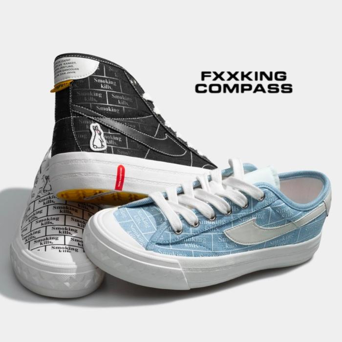 Sepatu Compass Retrograde fxxkingsrabbits "smoking kills"