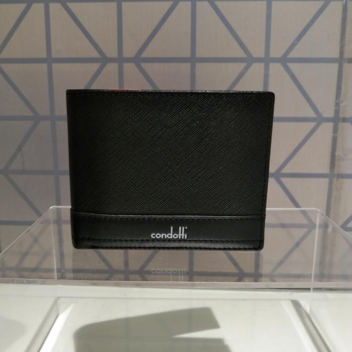 CONDOTTI leather wallet 100% kulit asli 60958 ukuran 11,5x2x9,5 cm