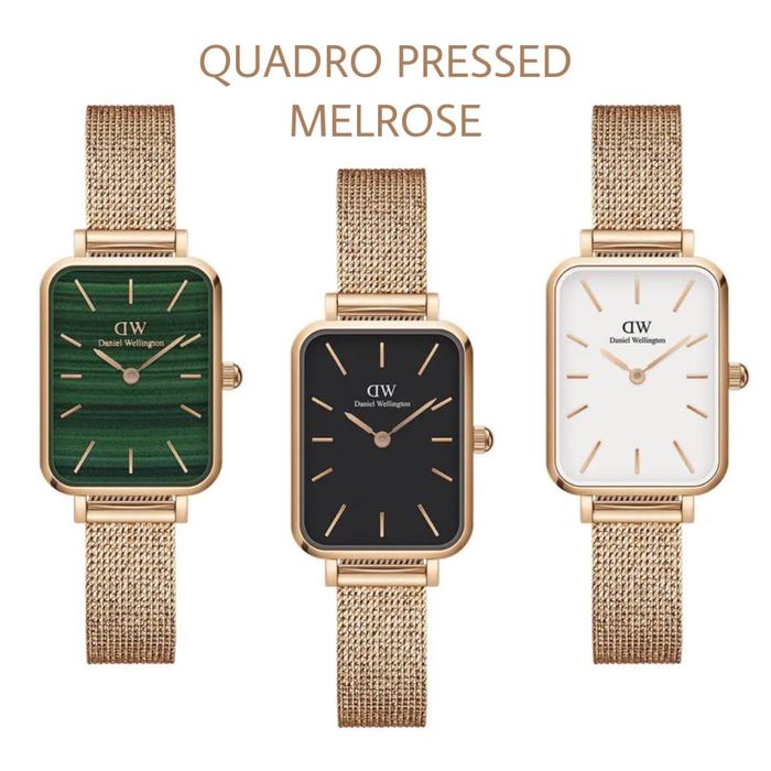 WTT Jam Tangan Mini Wanita Quadro Pressed Melrose Series