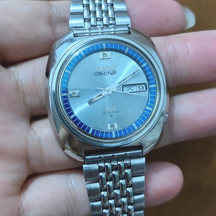 Seiko 5 Actus SS 25 Jewels JDM - Silver Dial