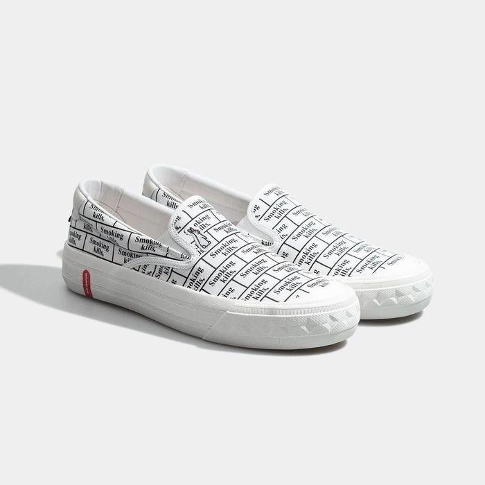 Sepatu Compass x Fxxking Rabbits FR2 Retrograde Slip-On Smoking Kills