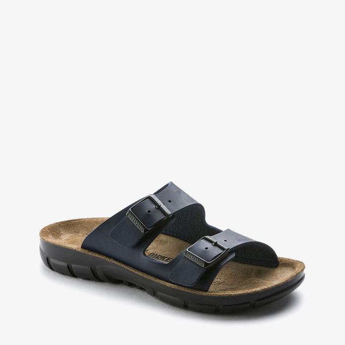 Birkenstock Bilbao Sandal Pria Original Leather-Blue